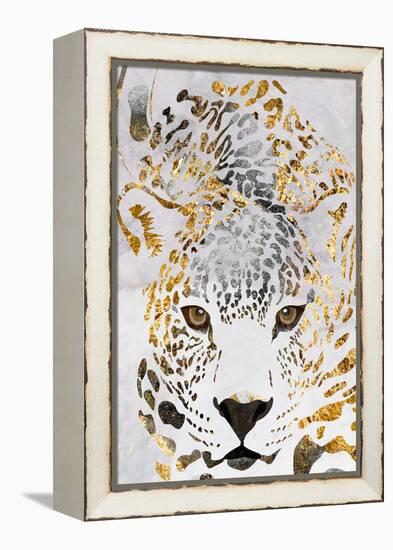 Grunge Jaguar Gold-Sarah Manovski-Framed Premier Image Canvas