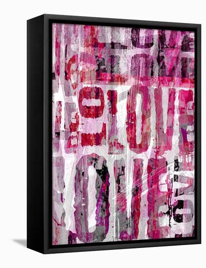 Grunge Love-Roseanne Jones-Framed Premier Image Canvas