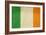 Grunge Officall Flag Of The Irish Tricolor, Republic Of Ireland-Speedfighter-Framed Art Print