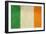 Grunge Officall Flag Of The Irish Tricolor, Republic Of Ireland-Speedfighter-Framed Art Print