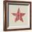 Grunge Red Star-pashabo-Framed Art Print