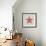 Grunge Red Star-pashabo-Framed Art Print displayed on a wall