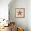 Grunge Red Star-pashabo-Framed Stretched Canvas displayed on a wall