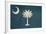 Grunge South Carolina State Flag Of America, Isolated On White Background-Speedfighter-Framed Premium Giclee Print