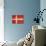 Grunge Sovereign State Flag Of Country Of Denmark In Official Colors-Speedfighter-Art Print displayed on a wall