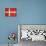 Grunge Sovereign State Flag Of Country Of Denmark In Official Colors-Speedfighter-Art Print displayed on a wall