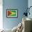 Grunge Sovereign State Flag Of Country Of Guyana In Official Colors-Speedfighter-Framed Art Print displayed on a wall