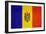 Grunge Sovereign State Flag Of Country Of Moldova In Official Colors-Speedfighter-Framed Art Print
