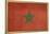 Grunge Sovereign State Flag Of Country Of Morocco In Official Colors-Speedfighter-Framed Stretched Canvas