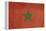 Grunge Sovereign State Flag Of Country Of Morocco In Official Colors-Speedfighter-Framed Stretched Canvas