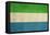 Grunge Sovereign State Flag Of Country Of Sierra Leone In Official Colors-Speedfighter-Framed Stretched Canvas