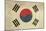 Grunge Sovereign State Flag Of Country Of South Korea In Official Colors-Speedfighter-Mounted Art Print