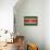 Grunge Sovereign State Flag Of Country Of Suriname In Official Colors-Speedfighter-Framed Stretched Canvas displayed on a wall