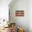 Grunge Sovereign State Flag Of Country Of Suriname In Official Colors-Speedfighter-Framed Stretched Canvas displayed on a wall