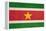 Grunge Sovereign State Flag Of Country Of Suriname In Official Colors-Speedfighter-Framed Stretched Canvas