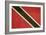 Grunge Sovereign State Flag Of Country Of Trinidad And Tobago In Official Colors-Speedfighter-Framed Art Print