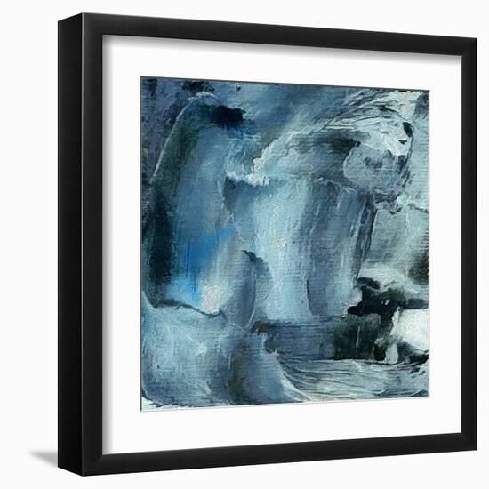 Grunge Texture. Dirty Background. Abstract Painting on Canvas. Modern Fine Art. Old Style Backdrop.-AlexSurf-Framed Art Print