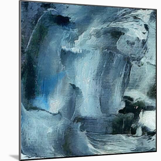 Grunge Texture. Dirty Background. Abstract Painting on Canvas. Modern Fine Art. Old Style Backdrop.-AlexSurf-Mounted Art Print