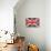 Grunge UK Flag-bonathos-Art Print displayed on a wall