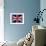 Grunge Union Jack Flag-prawny-Framed Art Print displayed on a wall