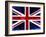 Grunge Union Jack Flag-prawny-Framed Art Print