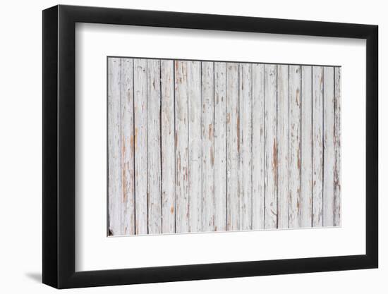 Grungy White Background of Natural Wood-H2Oshka-Framed Photographic Print