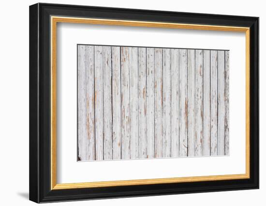 Grungy White Background of Natural Wood-H2Oshka-Framed Photographic Print