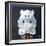 Grunt The Hippo-Design Turnpike-Framed Giclee Print