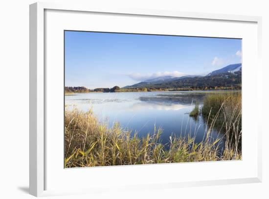 Gruntensee in Autumn, Ostallgau, Allgau, Allgau Alps, Bavaria, Germany, Europe-Markus Lange-Framed Photographic Print