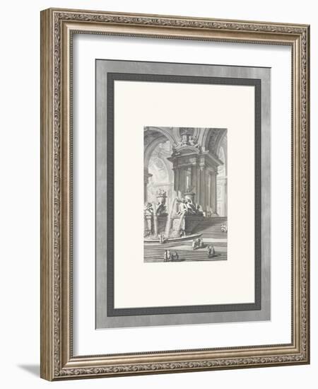 Gruppo di Colonne-Giovanni Battista Piranesi-Framed Art Print