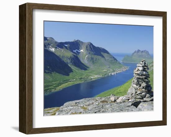 Gryllefjorden on West Coast, Senja, Nordland, Norway, Scandinavia, Europe-Anthony Waltham-Framed Photographic Print