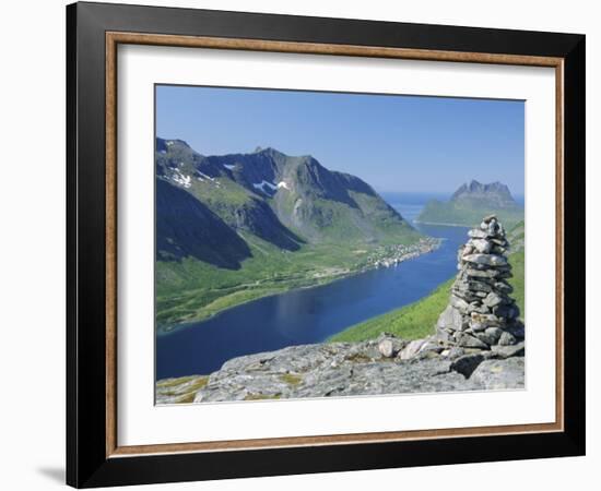 Gryllefjorden on West Coast, Senja, Nordland, Norway, Scandinavia, Europe-Anthony Waltham-Framed Photographic Print