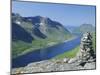 Gryllefjorden on West Coast, Senja, Nordland, Norway, Scandinavia, Europe-Anthony Waltham-Mounted Photographic Print