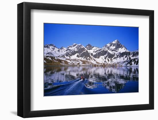 Grytviken Whaling Station, King Edward Cove, South Georgia, South Atlantic, Polar Regions-Geoff Renner-Framed Photographic Print