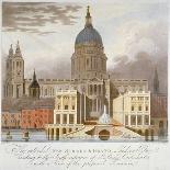 Proposed Riverfront Access to St Paul's Cathedral, City of London, 1826-GS Tregear-Framed Premier Image Canvas