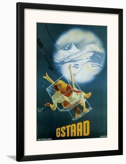 Gstaad-Martin Peikert-Framed Art Print