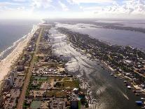 Aerial View of Perdido Key Beach and Ono Island-GTD7-Framed Premier Image Canvas