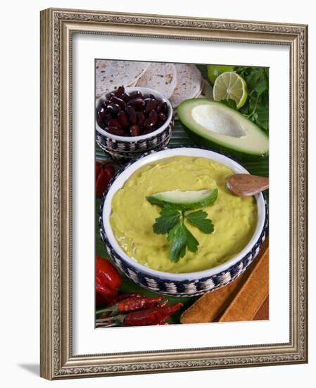 Guacamole Sauce, Mexican Food, Mexico, North America-Tondini Nico-Framed Photographic Print