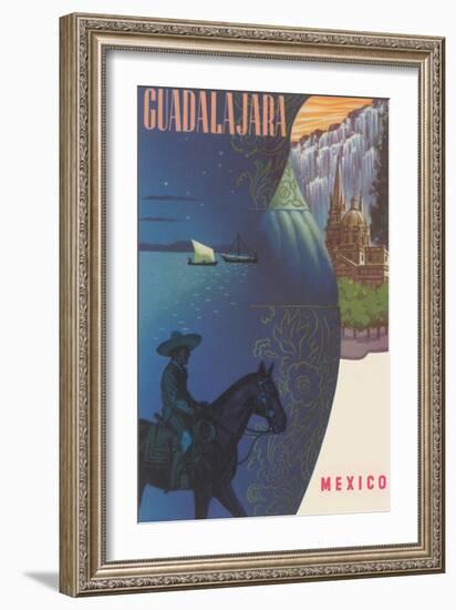 Guadalajara, Mexico, Charro-null-Framed Art Print