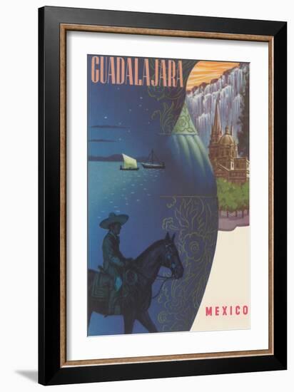 Guadalajara, Mexico, Charro-null-Framed Art Print