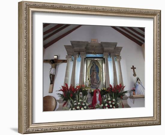 Guadalupe Chapel, Church of Ojeda, a Major Pilgrimage Site, Taxco, Guerrero State, Mexico-Wendy Connett-Framed Photographic Print