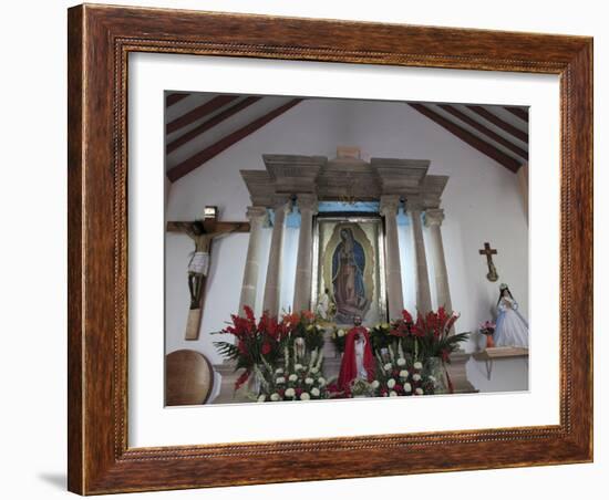 Guadalupe Chapel, Church of Ojeda, a Major Pilgrimage Site, Taxco, Guerrero State, Mexico-Wendy Connett-Framed Photographic Print