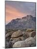 Guadalupe Peak and El Capitan at Sunset, Guadalupe Mountains National Park, Texas, USA-James Hager-Mounted Photographic Print