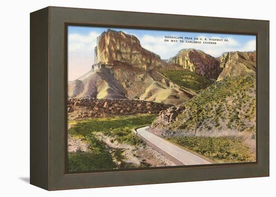 Guadalupe Peak, Carlsbad Caverns, New Mexico-null-Framed Stretched Canvas