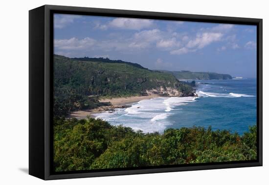 Guajataca Beach, Isabela, Puerto Rico-George Oze-Framed Premier Image Canvas