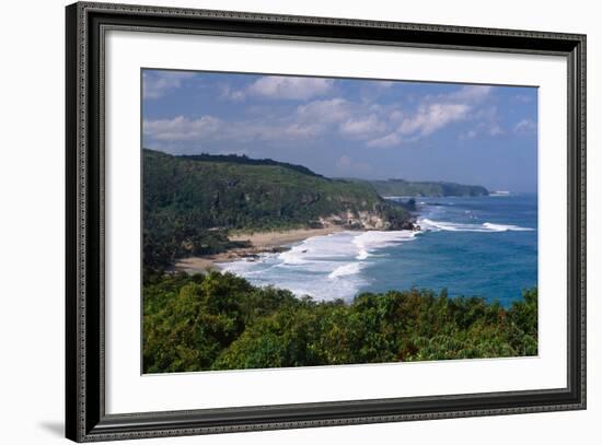 Guajataca Beach, Isabela, Puerto Rico-George Oze-Framed Photographic Print