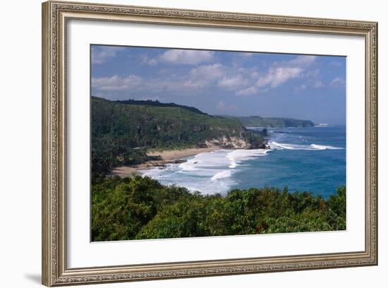 Guajataca Beach, Isabela, Puerto Rico-George Oze-Framed Photographic Print