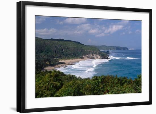 Guajataca Beach, Isabela, Puerto Rico-George Oze-Framed Photographic Print