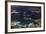 Guanabara Bay at Night, Rio De Janeiro..-Jon Hicks-Framed Photographic Print