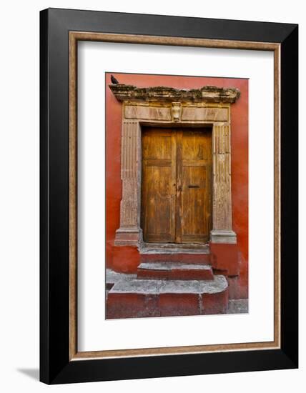 Guanajuato in Central Mexico. Colorful doorways-Darrell Gulin-Framed Photographic Print